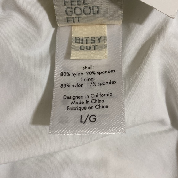 L*SPACE Women's ROGER BOTTOM BITSY String Bikini Bottom Size L - Picture 6 of 6